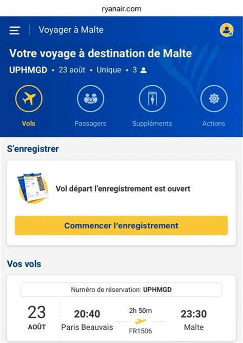 billet d'avion paris malte